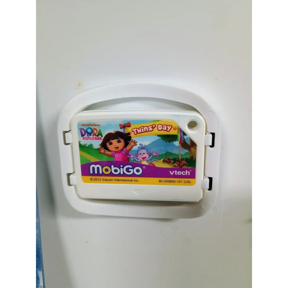 VTech MobiGo Dora the Explorer Twins Day Game Cartridge‎ with Case and Manual